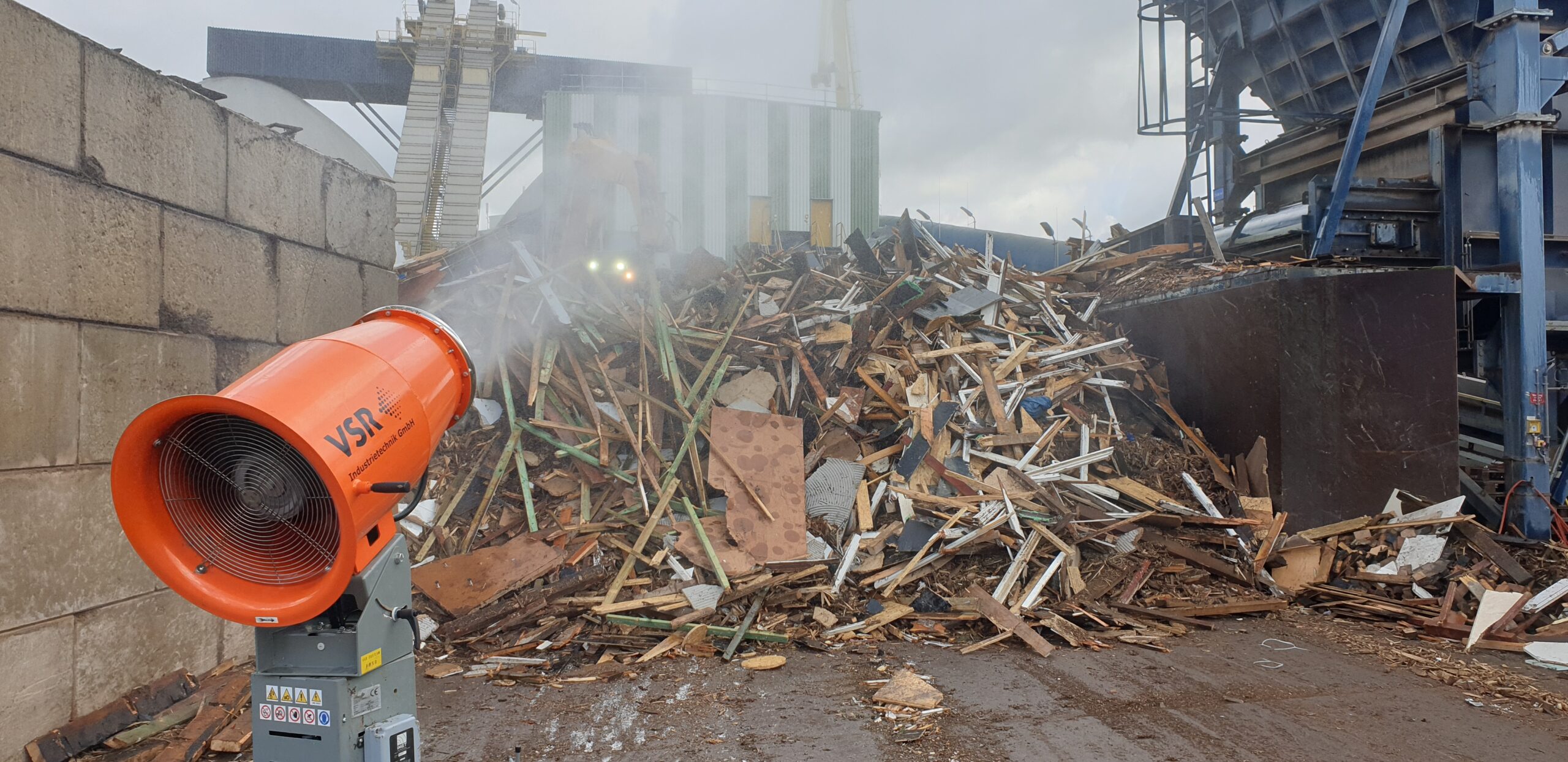 Staubbindeanlage im Projekteinsatz