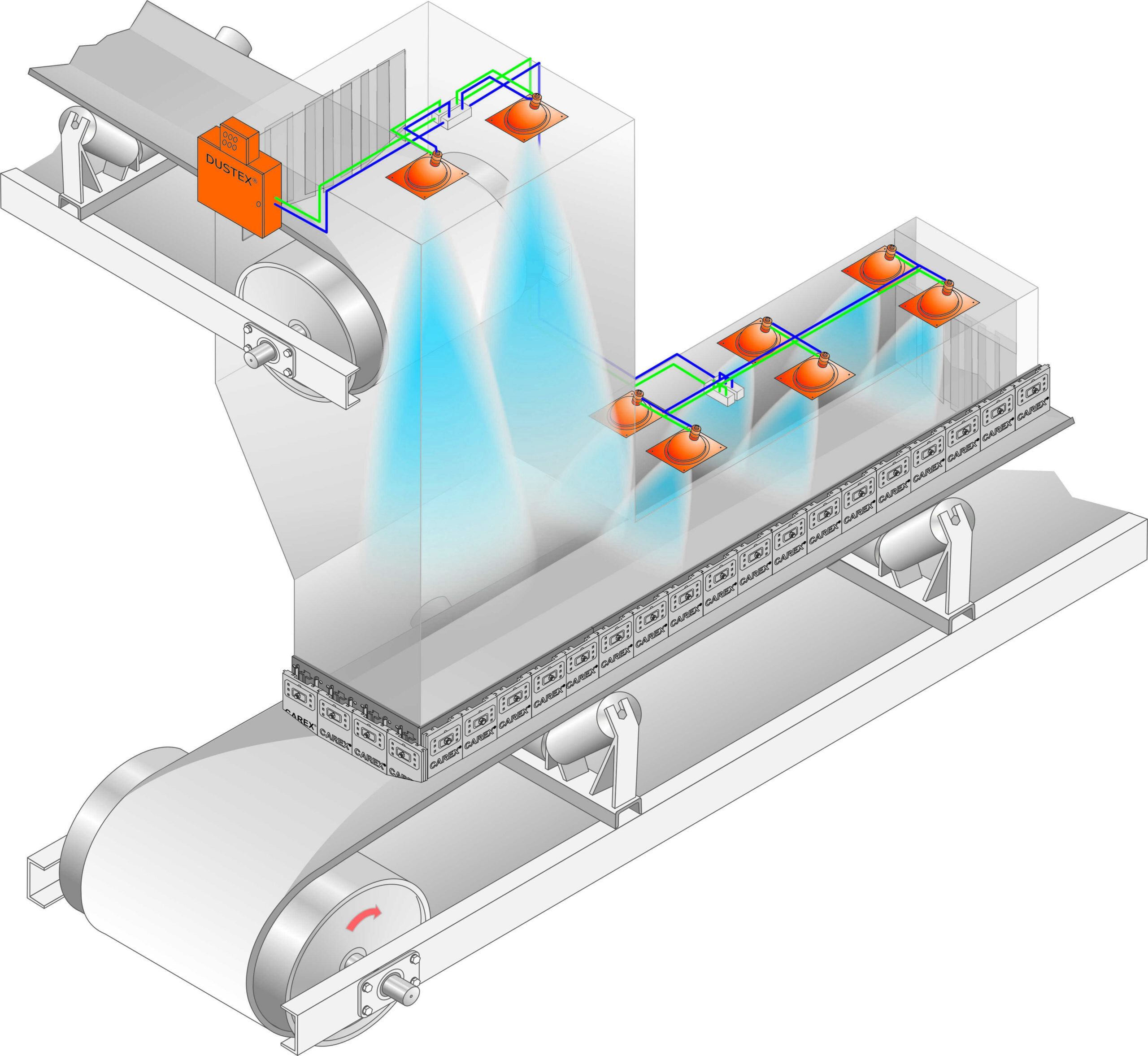 VSR DUSTEX® Staubbindeanlage
