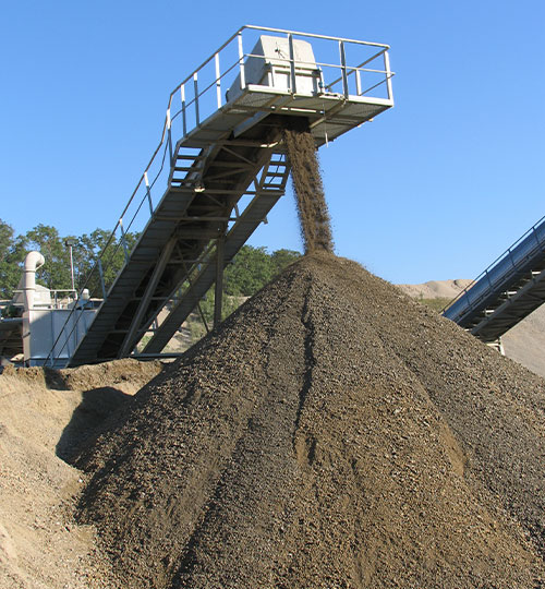 Produkte aus Muschelkalk im Steinbruch Bettenfeld