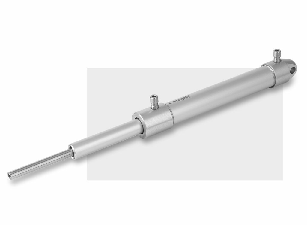 Pneumatic stainless steel actuator with safety switch