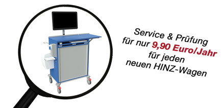 Jährliche Service- und Prüfleistung für Wagen