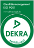 QM-System zertifiziert nach ISO 9001