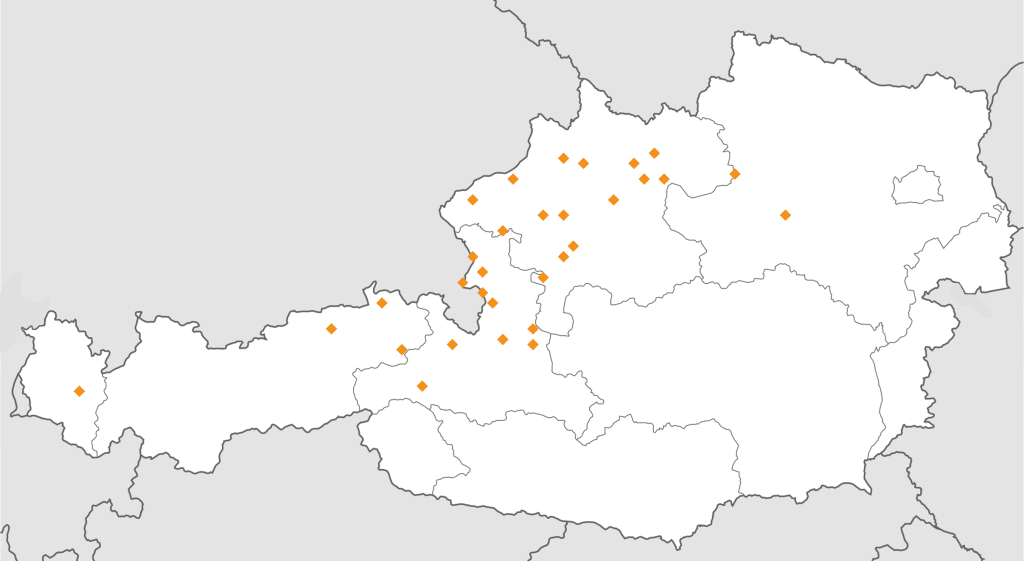 Servicenetzwerk in Österreich