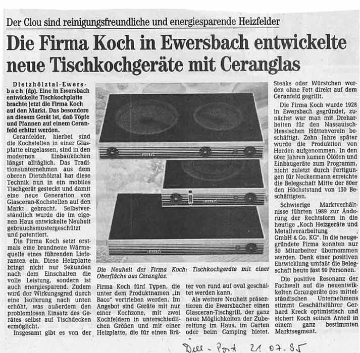 1994 – Start der Ceran-Felder