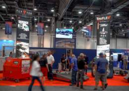 TowFLEXX-Messestand auf der NBAA 2023 in Las Vegas