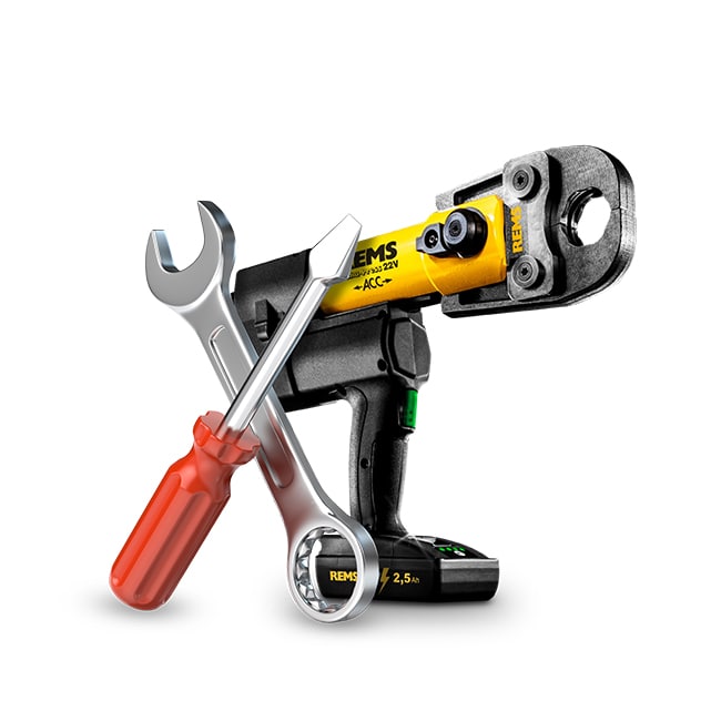 REMS Pressmaschine Reparatur