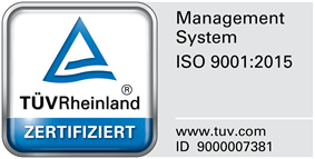 ISO 9001 zertifiziert (TÜV)