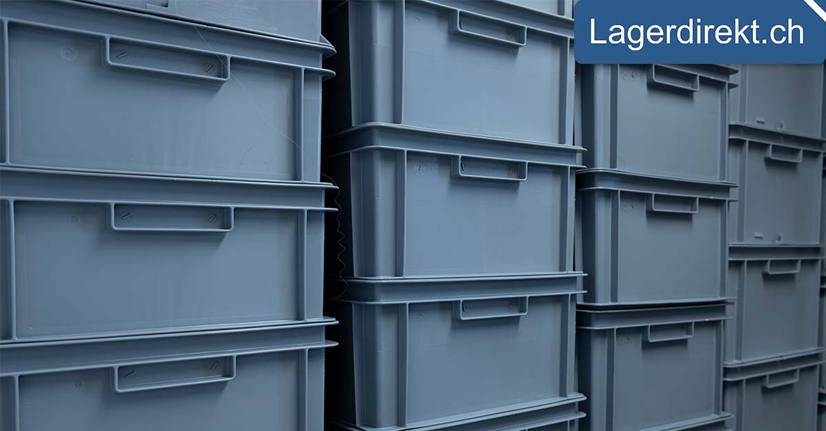 Eurobehälter aus dem Lagertechnik-Sortiment