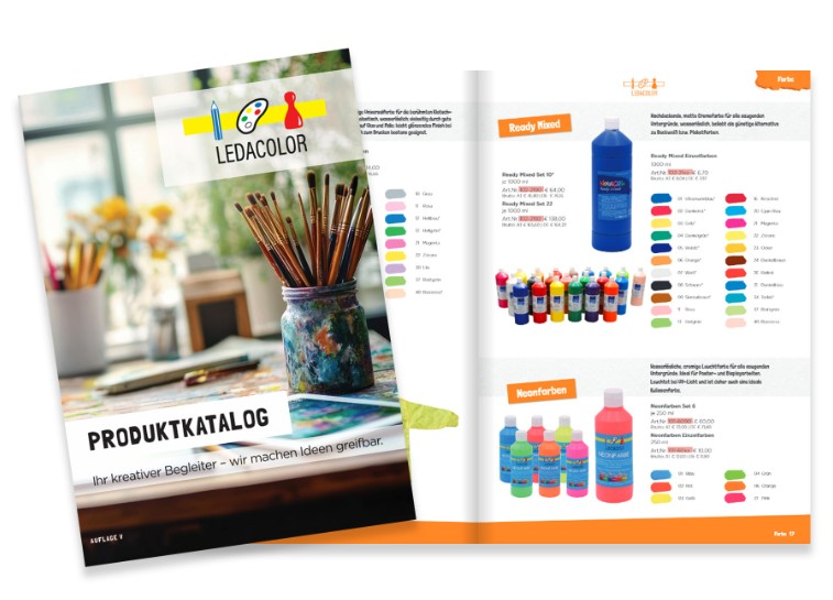 Ledacolor Blätterkatalog