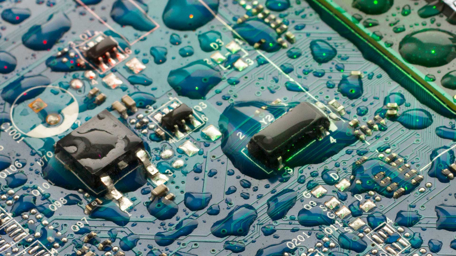 Beschichtung elektronischer Baugruppen