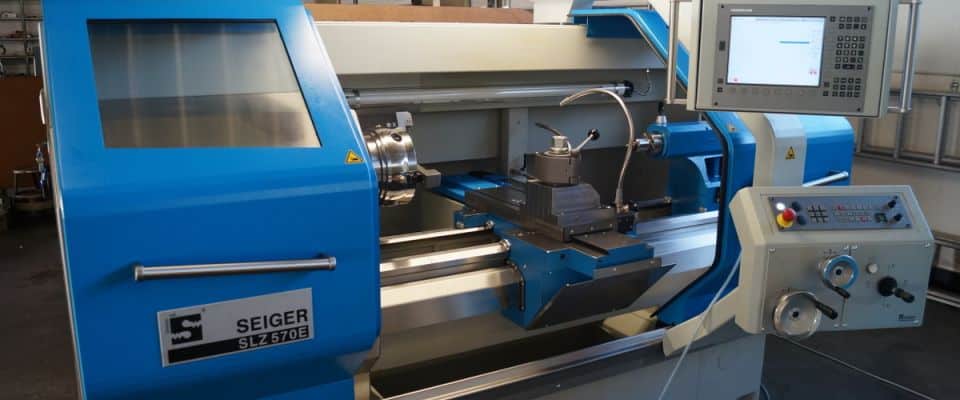 Gedrehtes Bauteil auf Seiger SLZ 570E