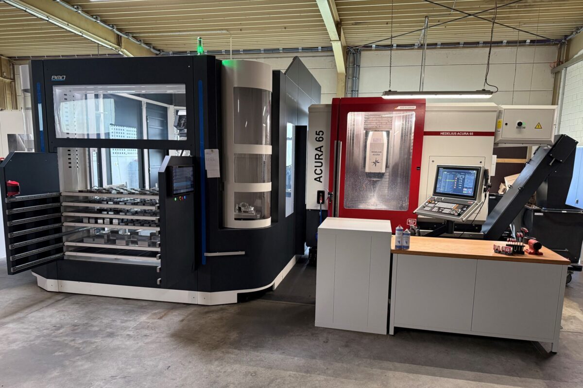 5-Achs-Fräszentrum HEDELIUS Acura 65 mit Automation
