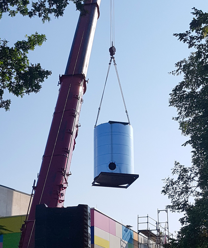 Wärmeträgerölanlage Baureihe „Wiesloch“