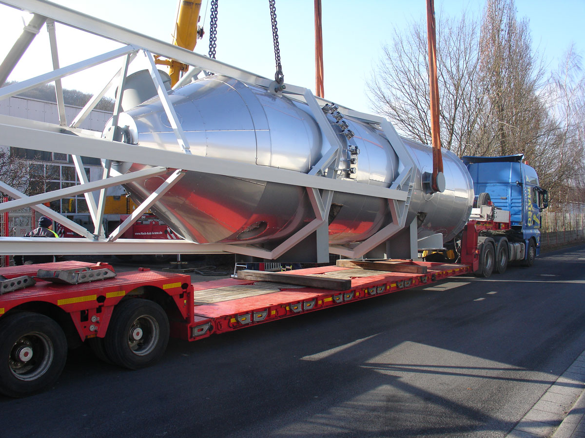 Transport mit Kran