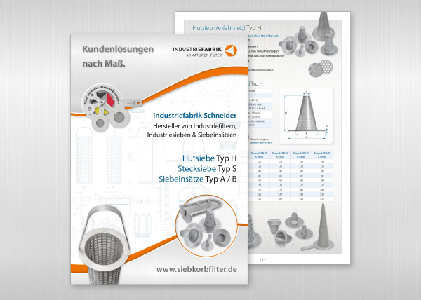 Hutsiebe, Stecksiebe und Anfahrsiebe aus Edelstahl