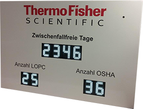 Unfallfreie-Tage-Anzeige