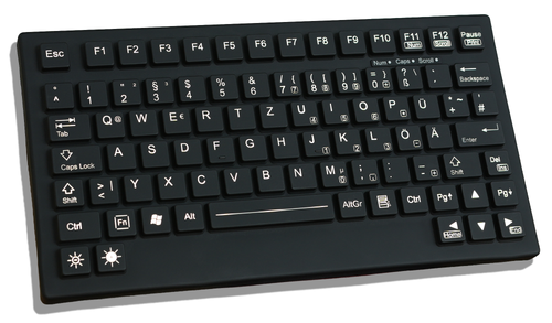 KWD-85 kompakte Silikontastatur mit Hintergrundbeleuchtung, IP68