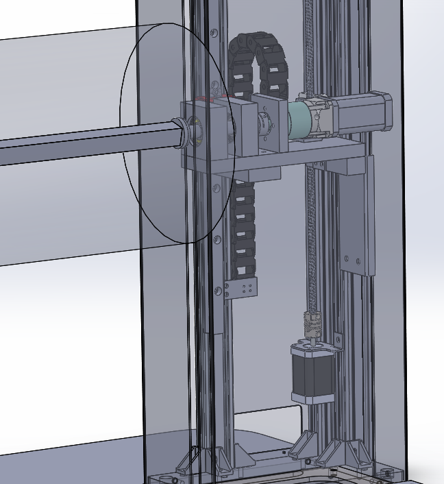 Automatische Höhenverstellung Druckzylinder