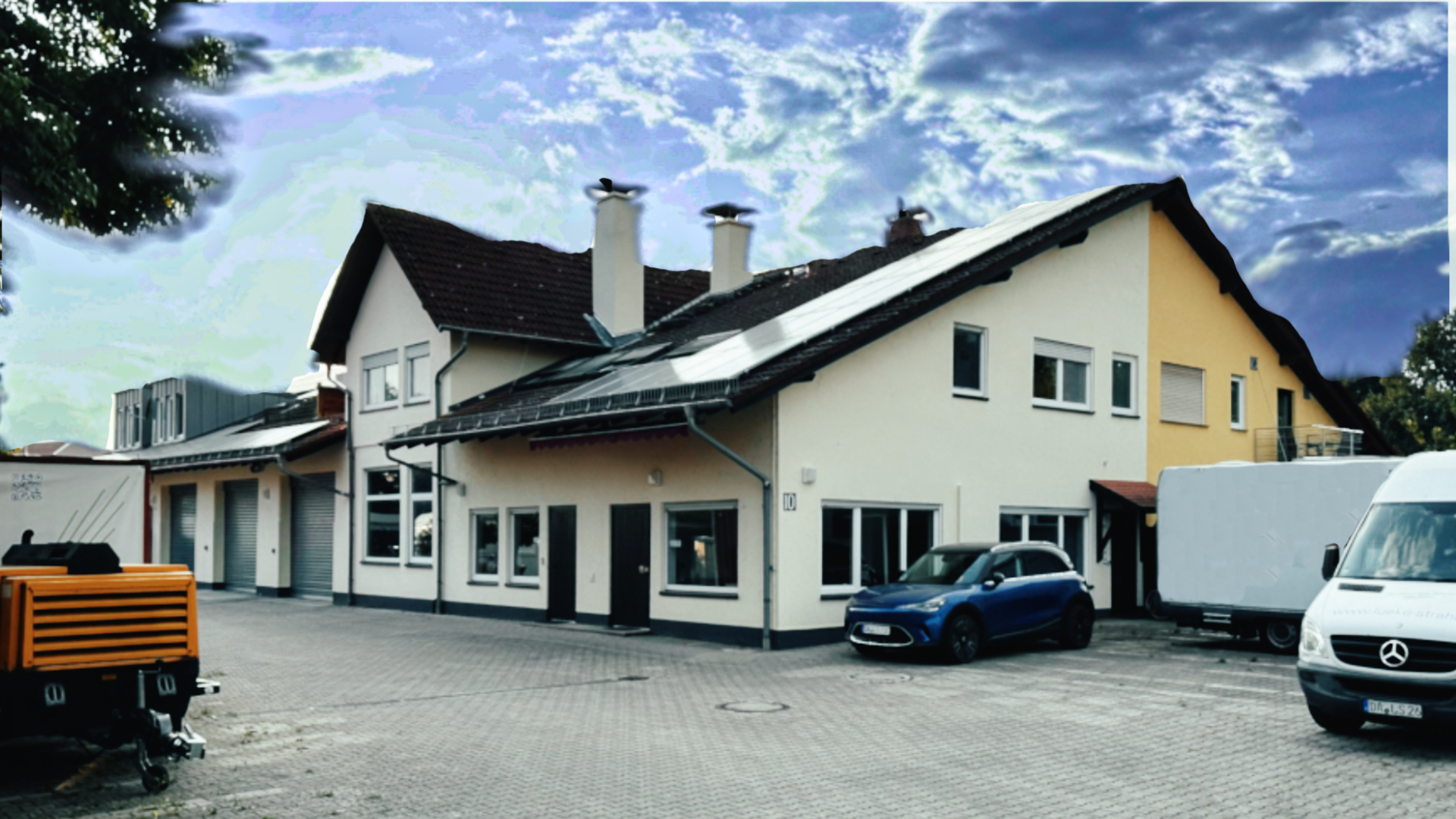 Verzinkte Decke entlackt