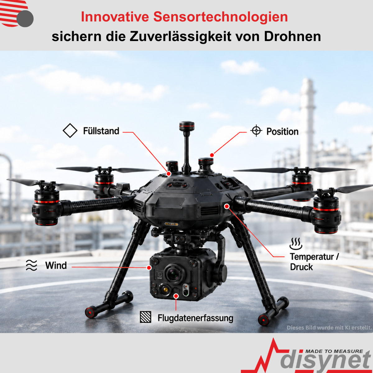 Sensorenanwendungen für Drohnen (UAS)