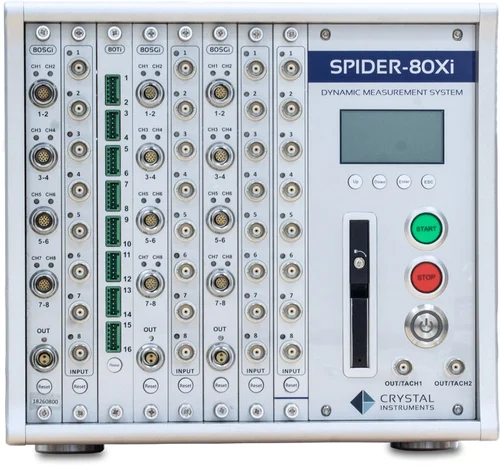 Crystal Instruments Spider-80Xi mit Spider-80Ti Modul