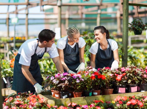 Unterstützung in der Gartenbautechnik