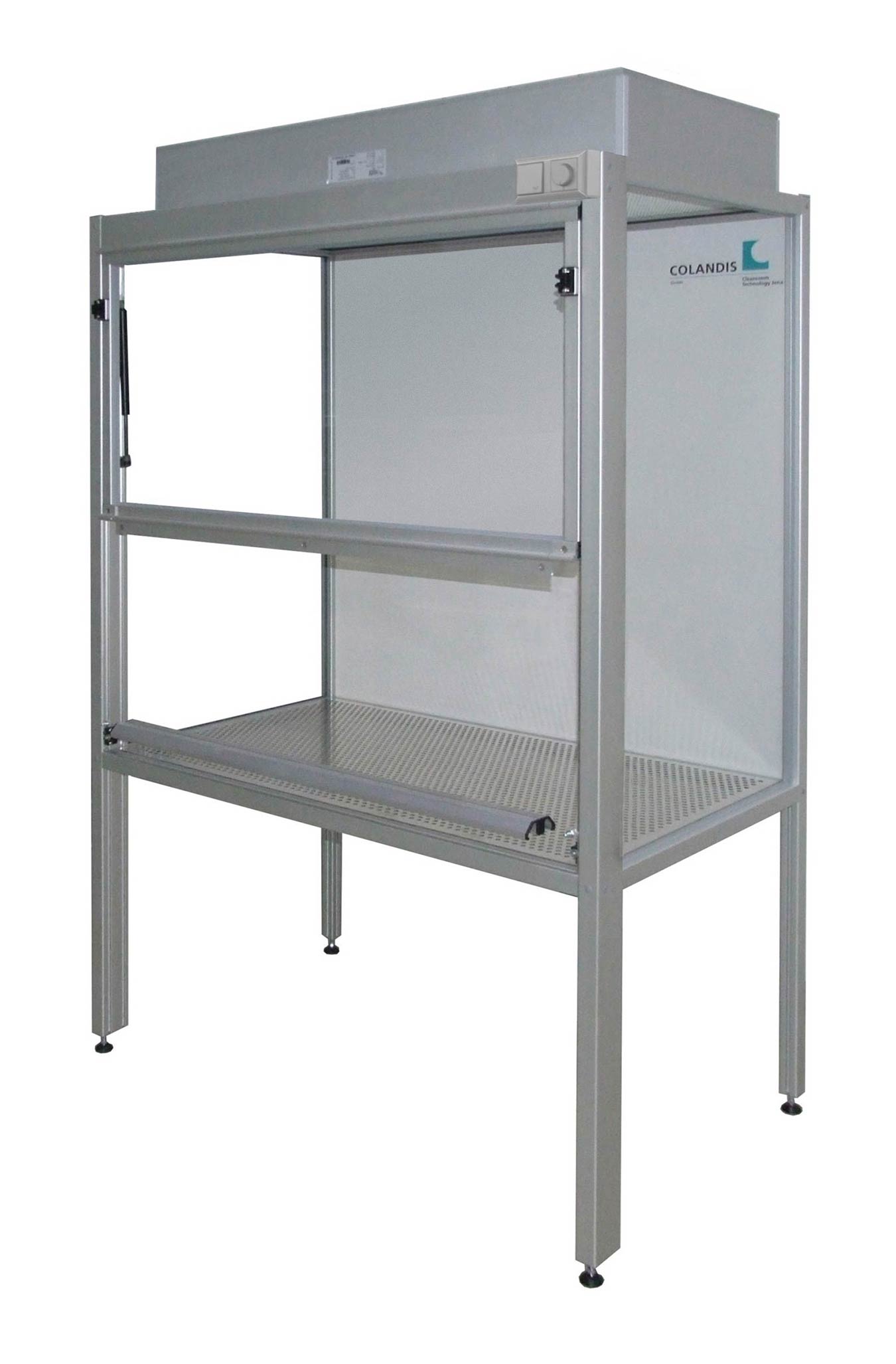 Standard-Reinraumarbeitsplatz mit Klappschürze