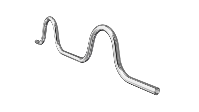 Rohr mit lagegleicher Biegefolge (Ø 60.3 x 3.65 mm, S235JR+AR)