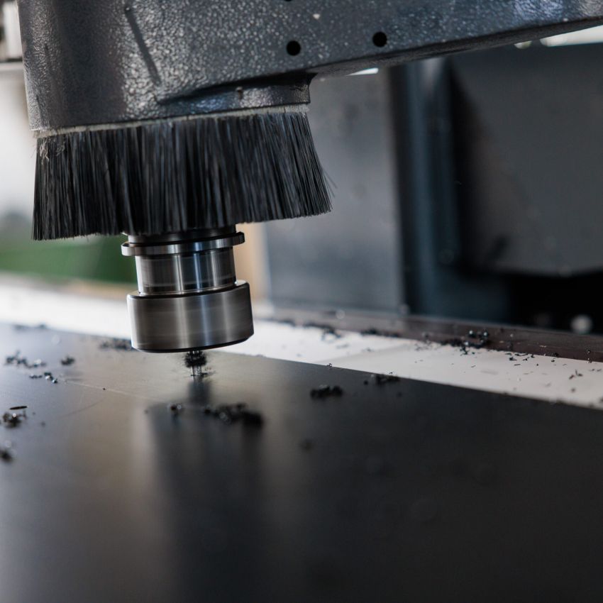 Gefrästes Kunststoffbauteil