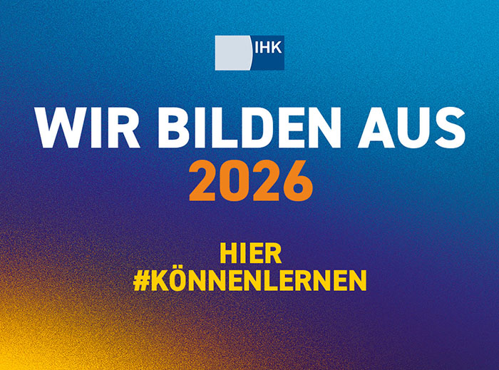 Anerkannter Ausbildungsbetrieb der IHK Schwaben