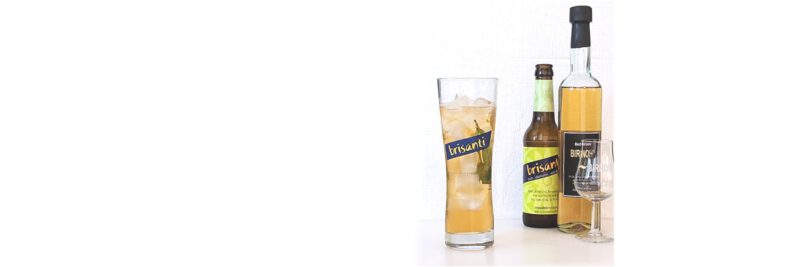 Zutaten für den Cocktail 'Birne Verbene'