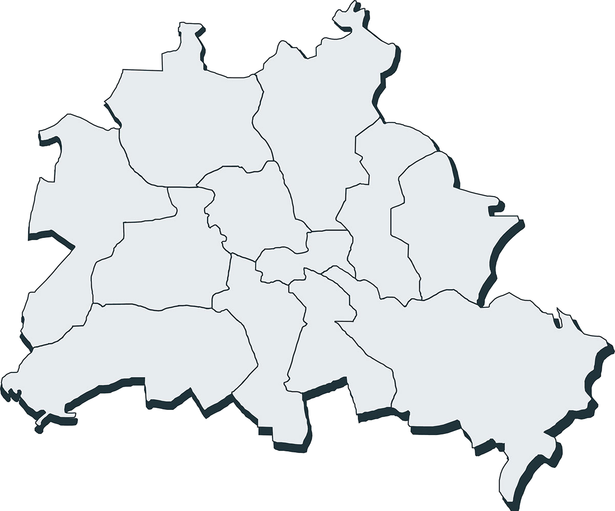 Standorte der PV-Anlagen in Berlin