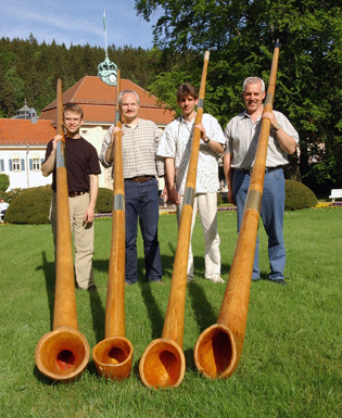 Alphornensemble Weimar – Fertigung