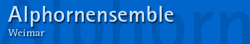 Alphornensemble Weimar Logo