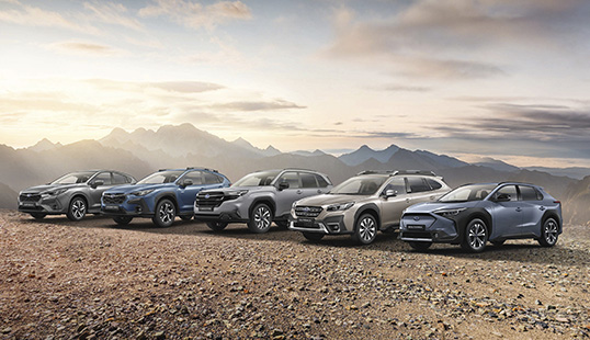Subaru Modellpalette 2025