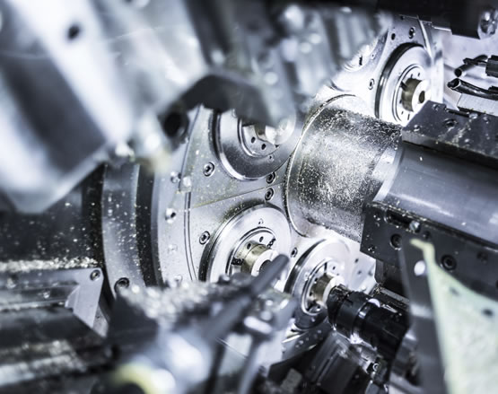 Industriebild mit Gabelstabler