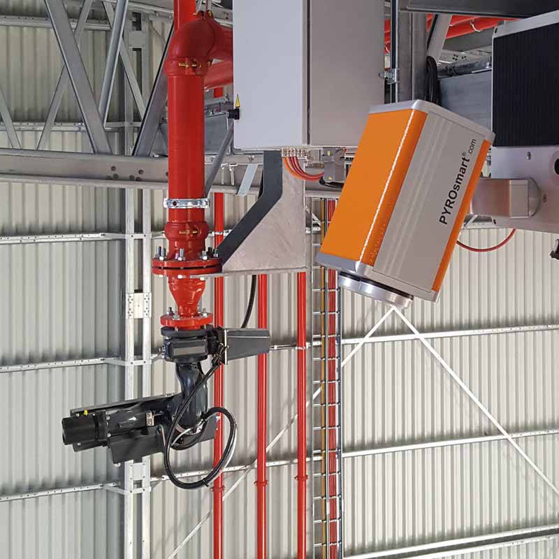 PYROsmart® controls extinguishing monitors from all common manufacturers
