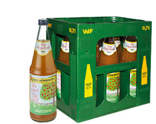 Naturtrüber Bio Apfel Direktsaft