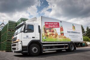 Auslieferung mit eigenem Lkw