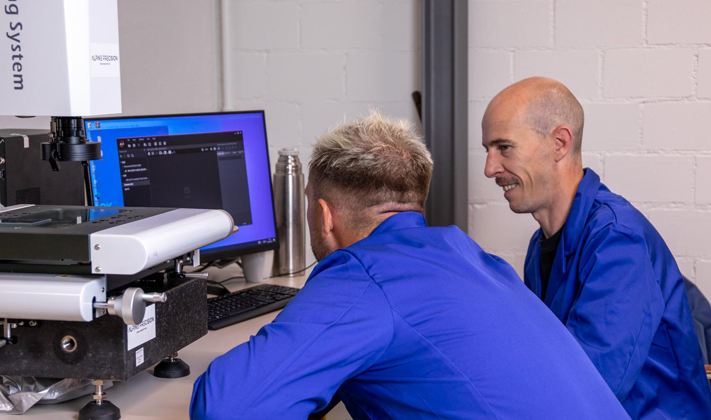 Gründungsteam von Alpine Precision