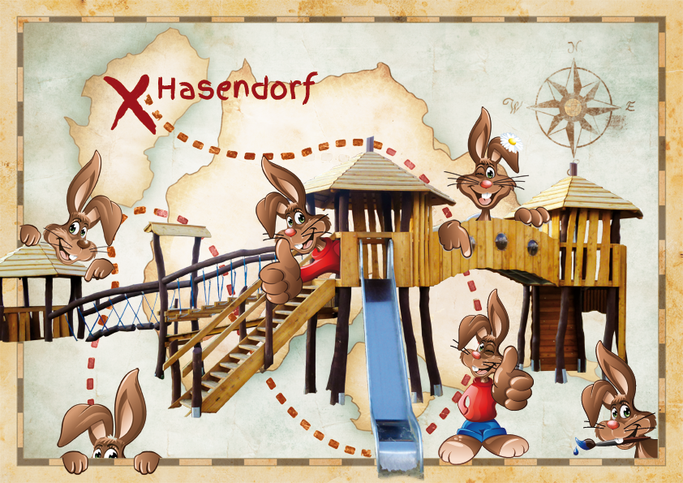 Hasendorf-Spielgeräte: Outdoor-Spielanlage