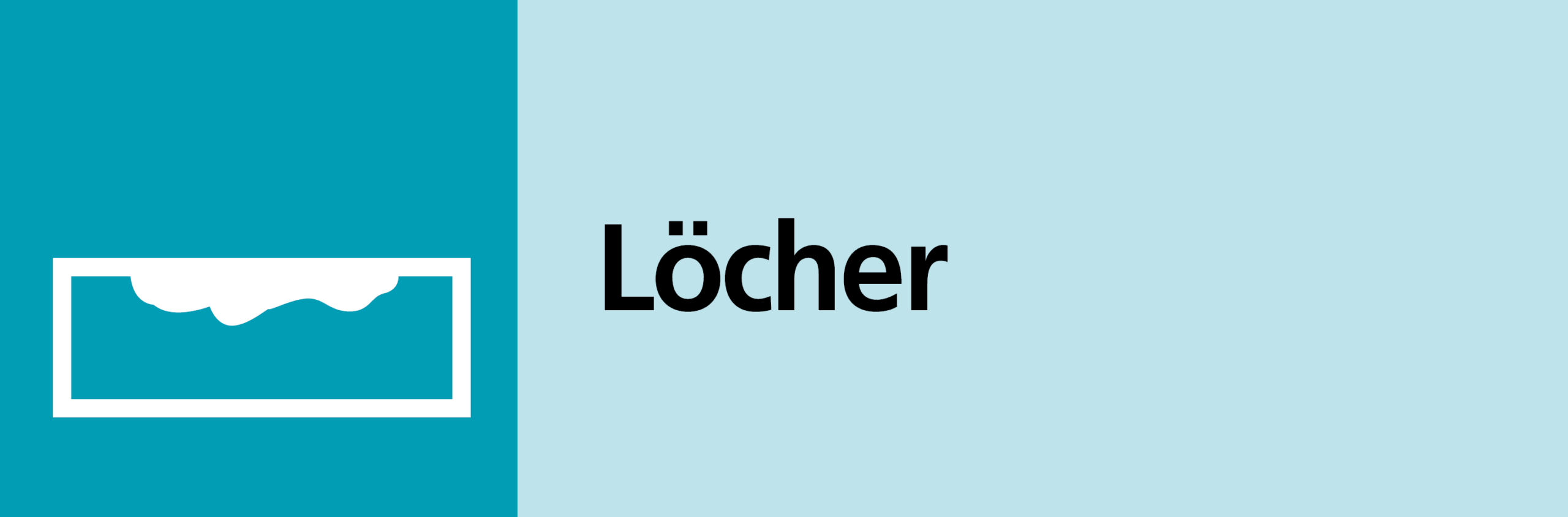 Löcher im Betonboden