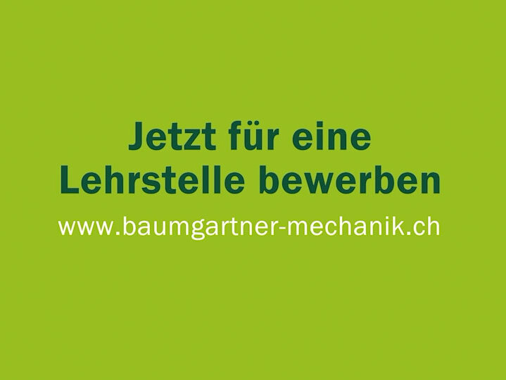 Lernende bei der Heinz Baumgartner AG