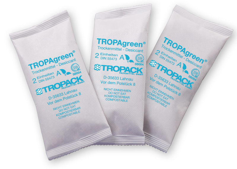 Trockenmittelbeutel Tropagreen (kompostierbar)