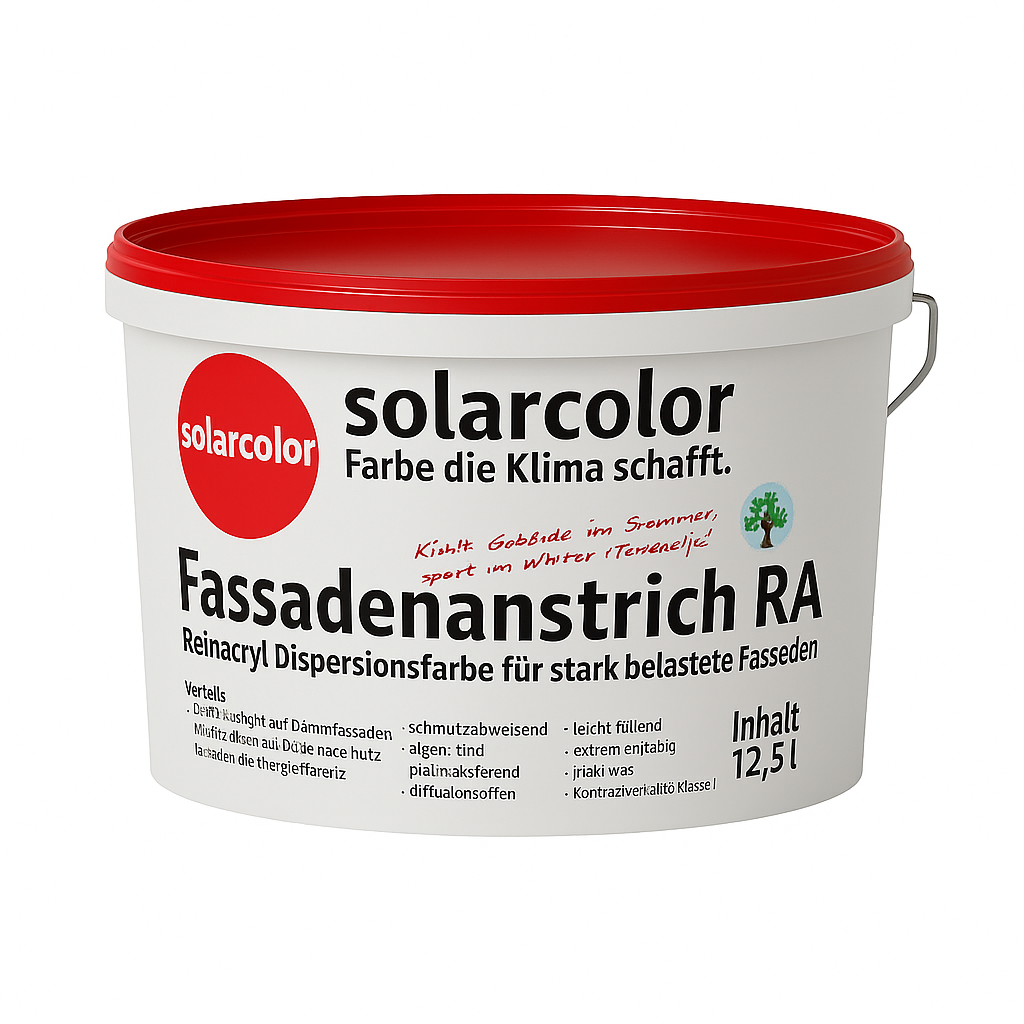 Fassadenanstrich RA 650 – Reinacrylat-Fassadenfarbe