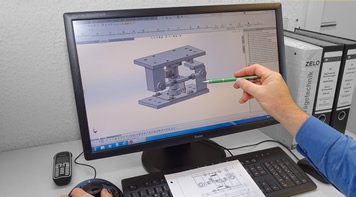 Engineering und Konstruktion kundenspezifischer Wägelösungen