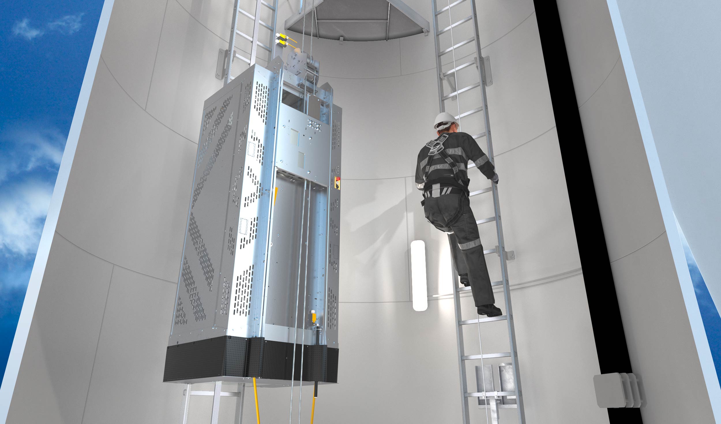 Servicelift TOPlift am Turm