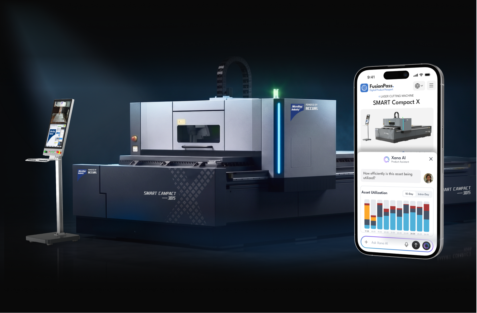 SMART Compact X – 2D-Faserlaser bis 12 kW, 3.000 × 1.500 mm