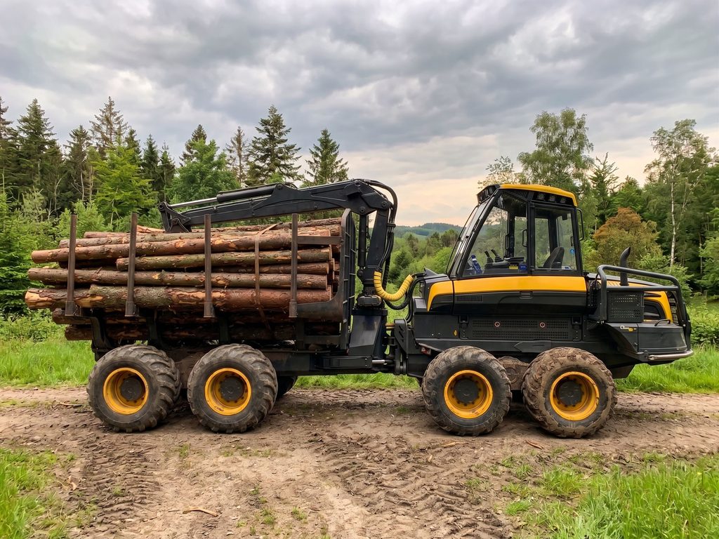 Schutzrahmen für Forsttechnik