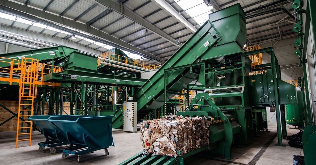 Maschinenrahmen für Recyclingtechnik